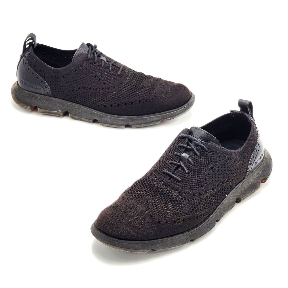 Cole Haan 4.Zerogrand Oxford Black StitchLite Sneakers Shoes Men's Size 10